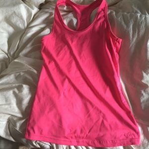 Champion XS fitted pink sports tank